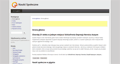 Desktop Screenshot of nauki-spoleczne.info