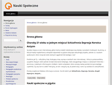 Tablet Screenshot of nauki-spoleczne.info